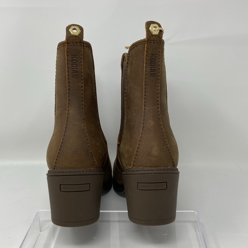 NWT KODIAK GOLD HENNA WATERPROOF LEATHER BOOTS SIZE 9 - Picture 4 of 15